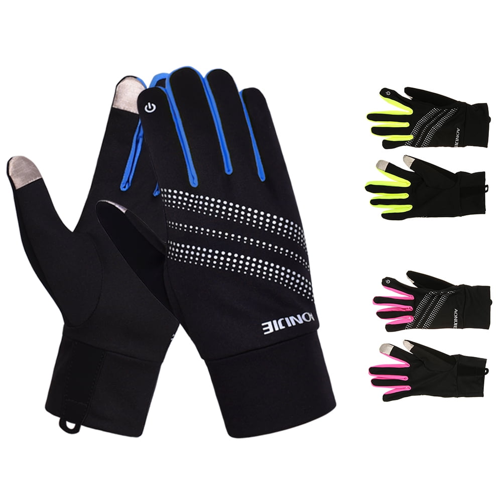 Touch Screen Full Finger Gloves Mens Bicycle Cycling Sporting Outdoors Motobike